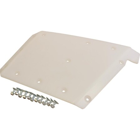 Aftermarket AM165386 Poly Skid Plate, Right End AM165386-ABL